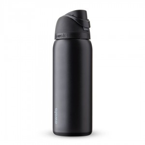 Owala 32oz FreeSip® Stainless Steel Water Bottle Very, Very Dark | Canada TAD068239