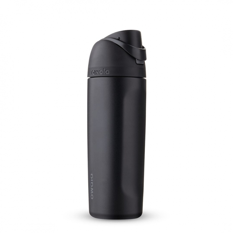 Owala 19oz FreeSip® Stainless Steel Water Bottle Very, Very Dark | Canada UNH029573