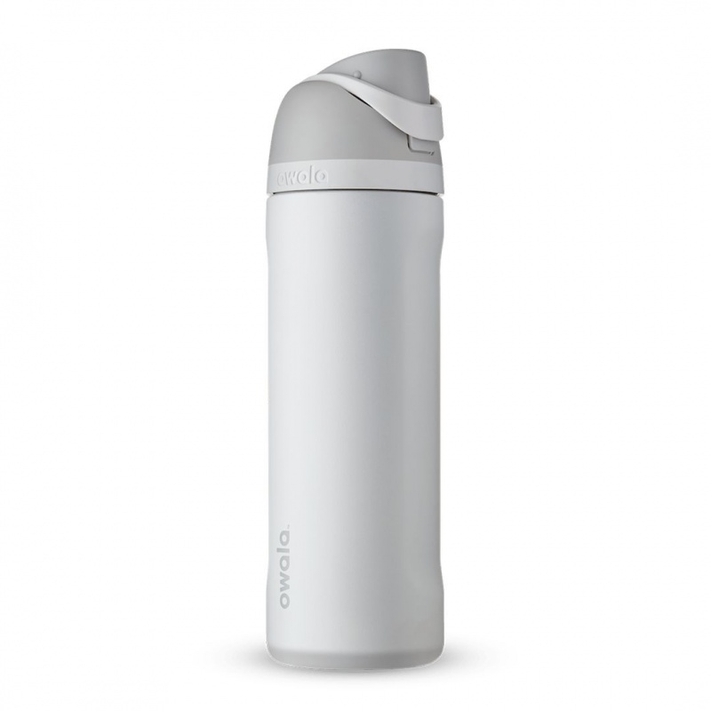 Owala 24oz FreeSip® Stainless Steel Water Bottle Shy Marshmallow | Canada HWL894251