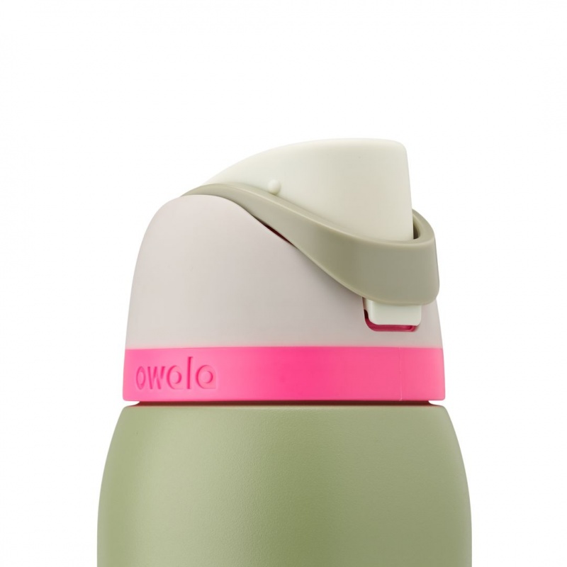 Owala 32oz FreeSip® Stainless Steel Water Bottle Neo Sage | Canada DBJ398625
