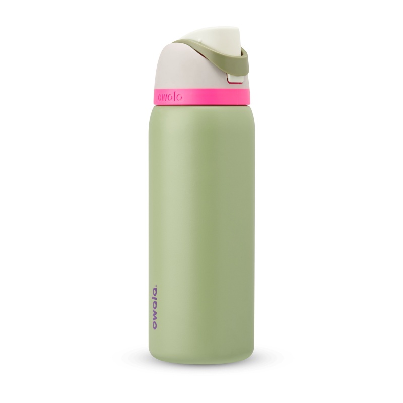 Owala 32oz FreeSip® Stainless Steel Water Bottle Neo Sage | Canada DBJ398625