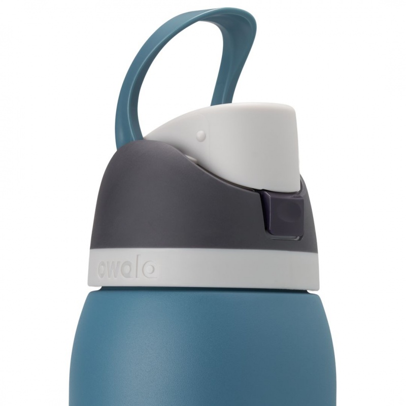 Owala 40oz FreeSip® Stainless Steel Water Bottle Blue Oasis | Canada PFW561289