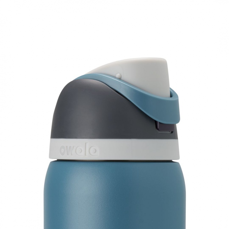 Owala 40oz FreeSip® Stainless Steel Water Bottle Blue Oasis | Canada PFW561289